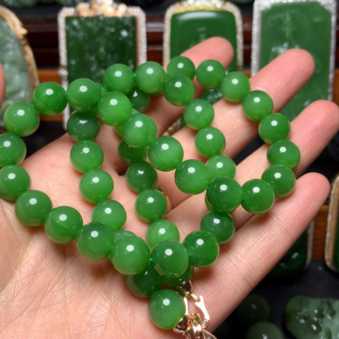 【闪购商品】项链未镶嵌和田玉（碧玉）萌*萌