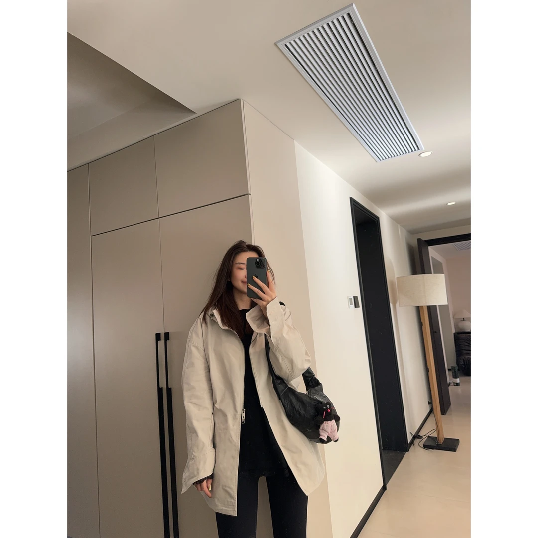 ［IAMMEIYA］-大骨架穿搭 暮格 连帽外套70001