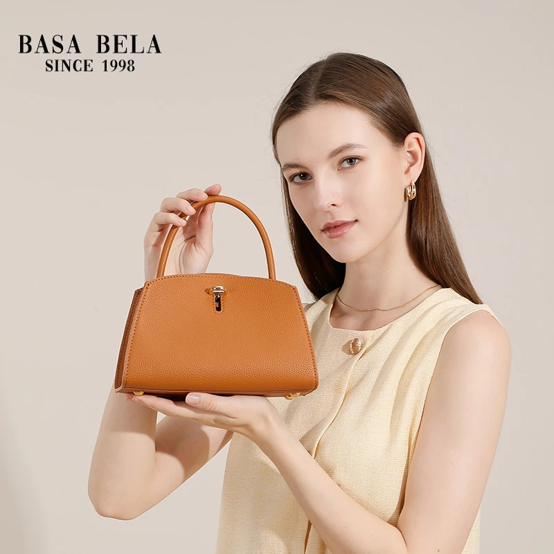 BASA BELA/芭莎貝拉锁扣云朵包单肩手提包日常可背的婚包简约风