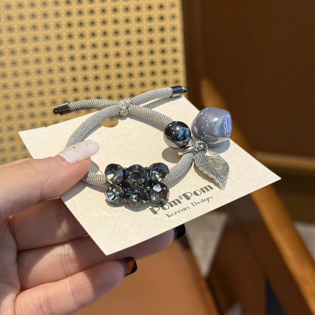 7881复古做旧灰皮筋