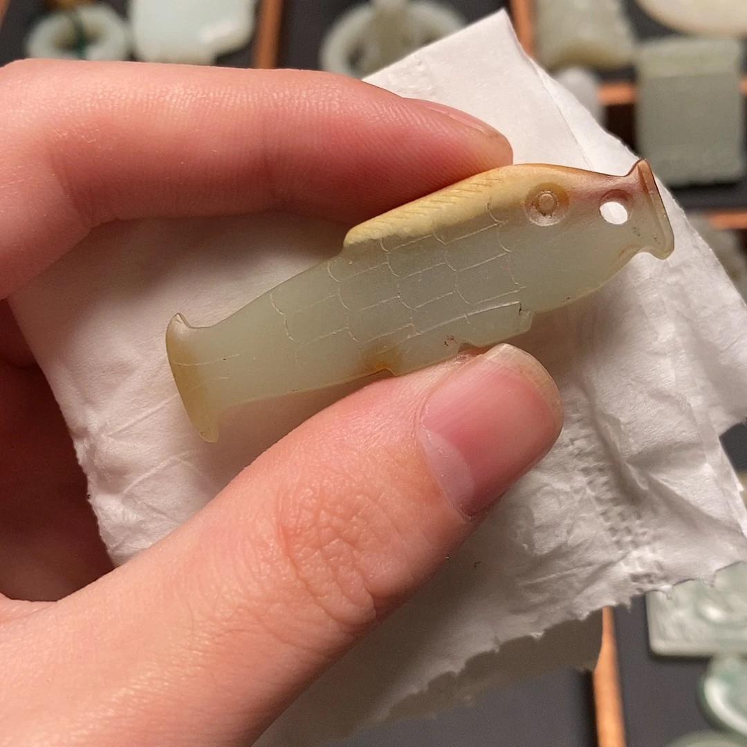 用***3和田玉未镶嵌挂件