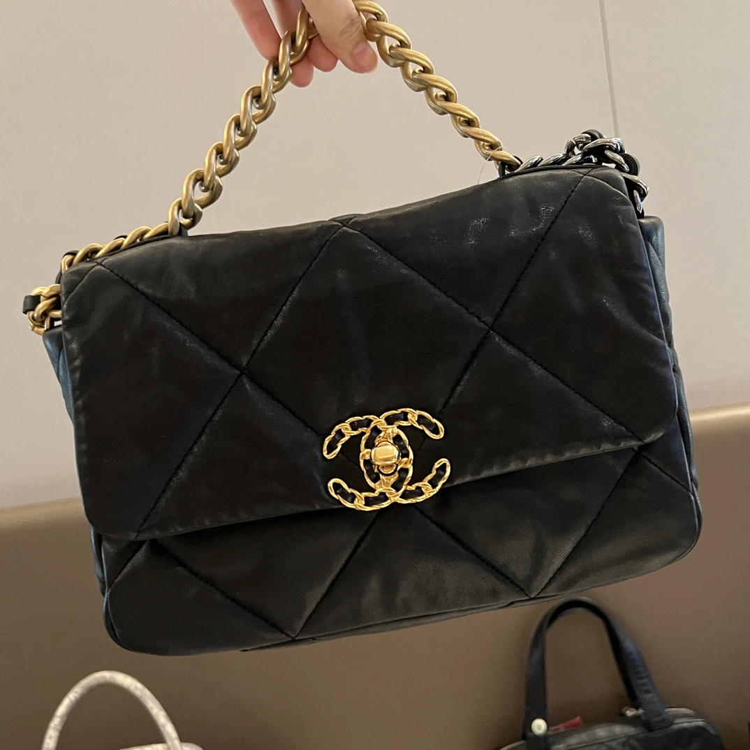 99新 Chanel/香奈儿 包展专属 Chanel香奈儿黑金19bag