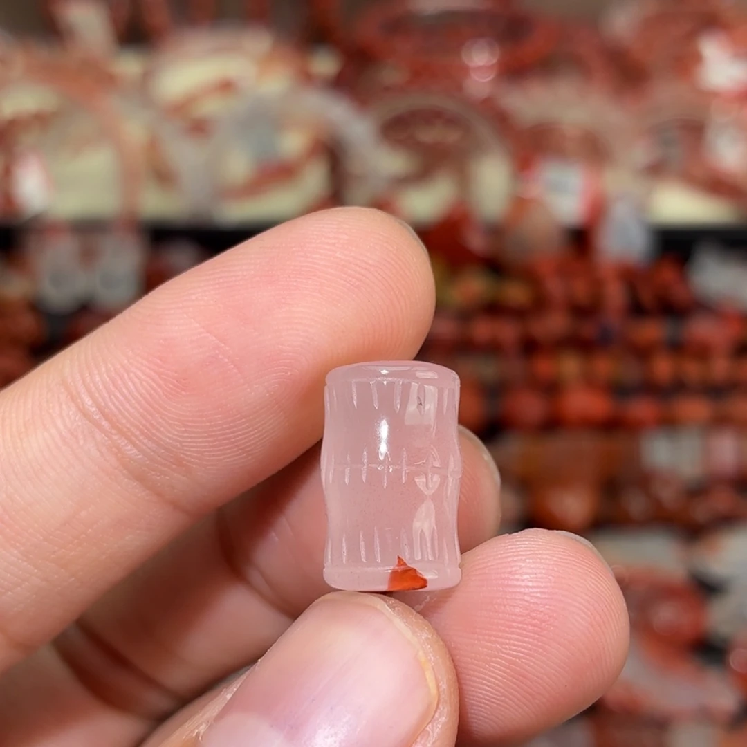 南红玛瑙未镶嵌颈饰节节高升1