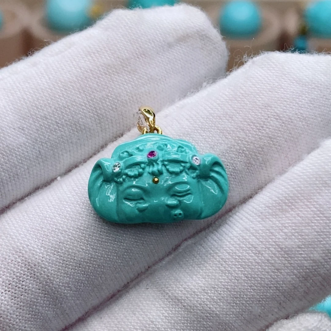 绿松石未镶嵌珠宝奇石