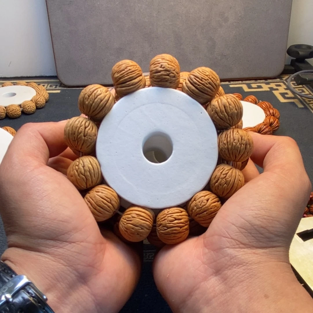 桃核吊坠树皮纹桃核21