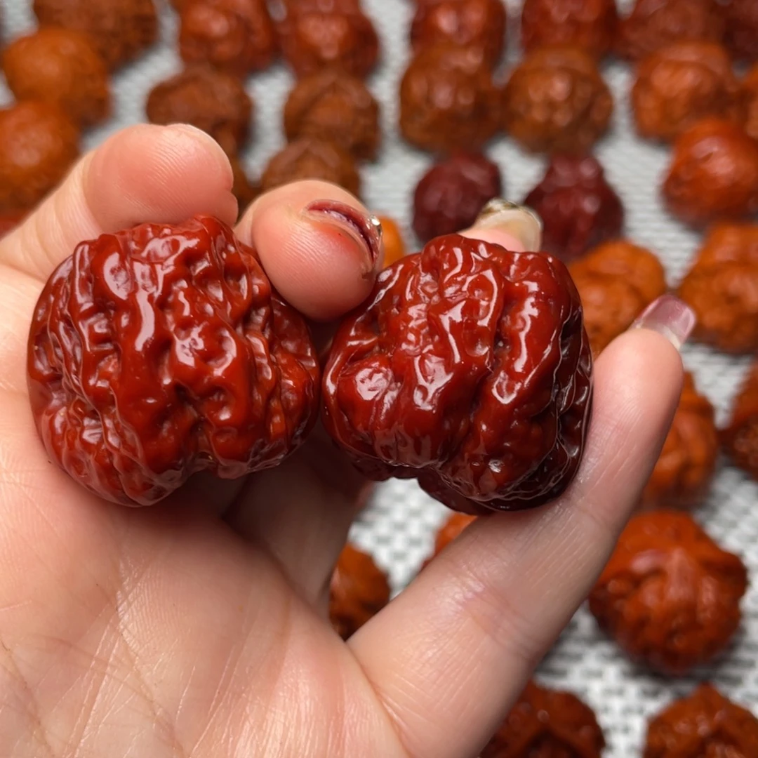 桃核吊坠文玩核桃 手把件 蛤蟆头 31