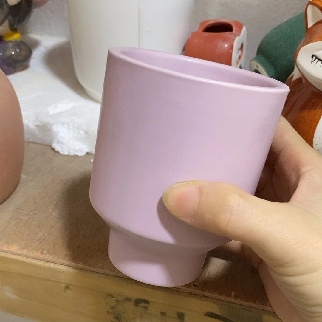 杯子陶盆有孔 瑕疵介意勿拍