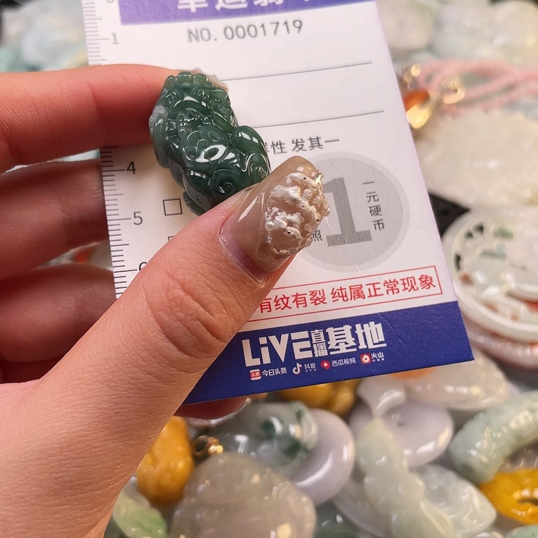 翡翠未镶嵌颈饰1716