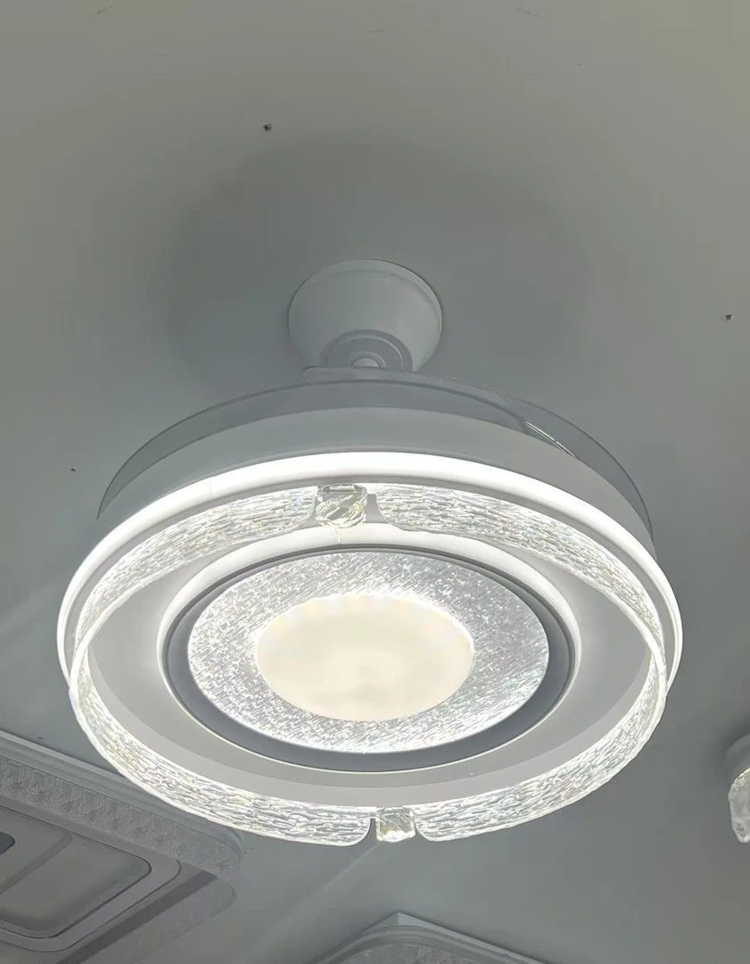 【小琰专属】离线语音遥控风扇吊灯家用隐形扇叶风扇灯遥控卧室餐厅