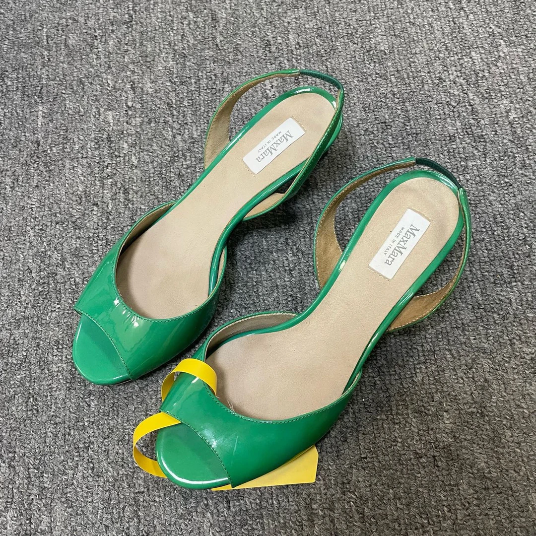 95新 MaxMara Max/套穿凉鞋 36.5码/10132