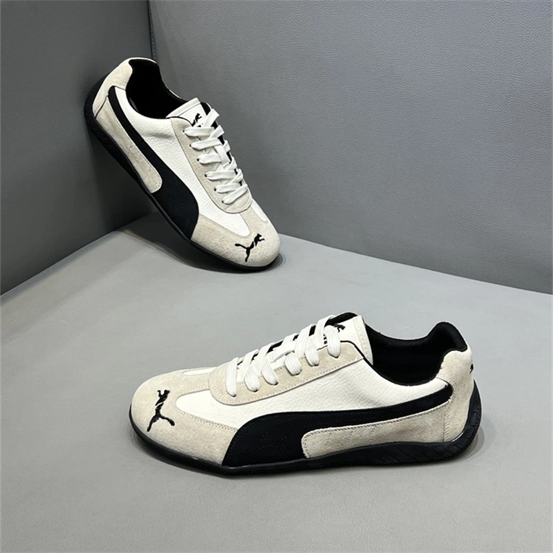 男鞋2025秋季新款拼色百搭休闲板鞋透气软底时尚男士潮流运动鞋男