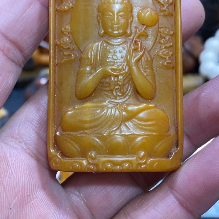 滴血莲花菩提吊坠