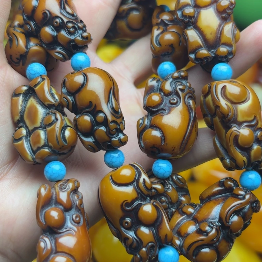 琥珀手链未镶嵌蜜蜡