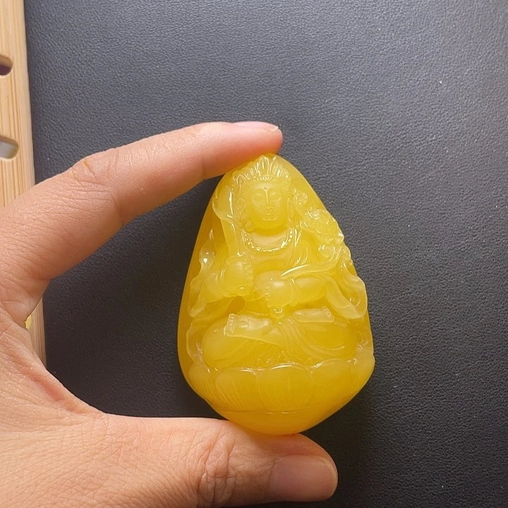 S***G未镶嵌颈饰琥珀天然琥珀蜜蜡
