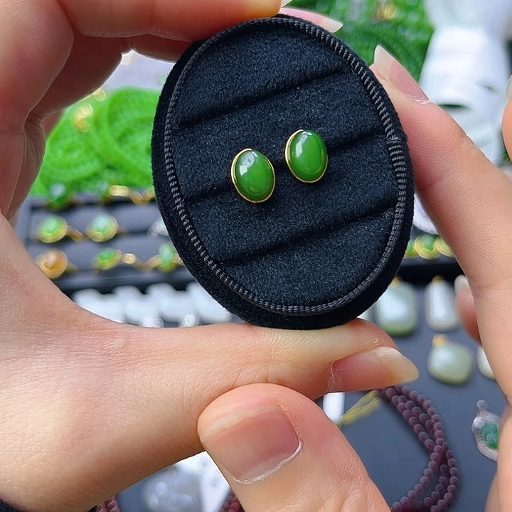 和田玉银S925镶嵌颈饰