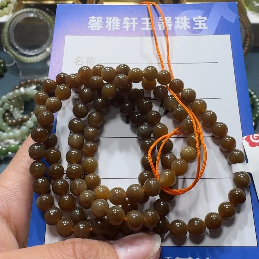 和田玉未镶嵌手串