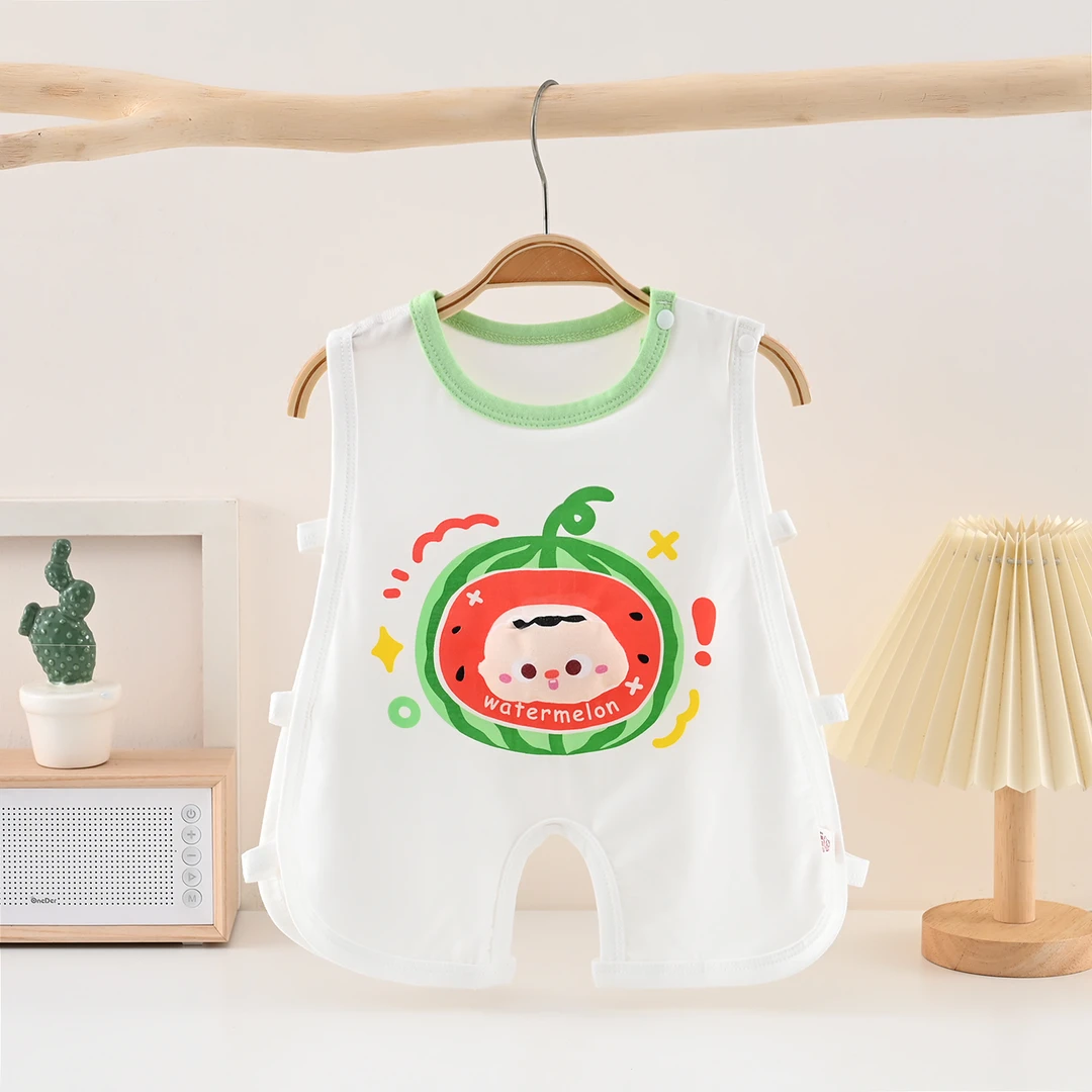 【新款捏捏乐】新款麻将系列婴儿连体衣衣服夏季薄款琵琶服