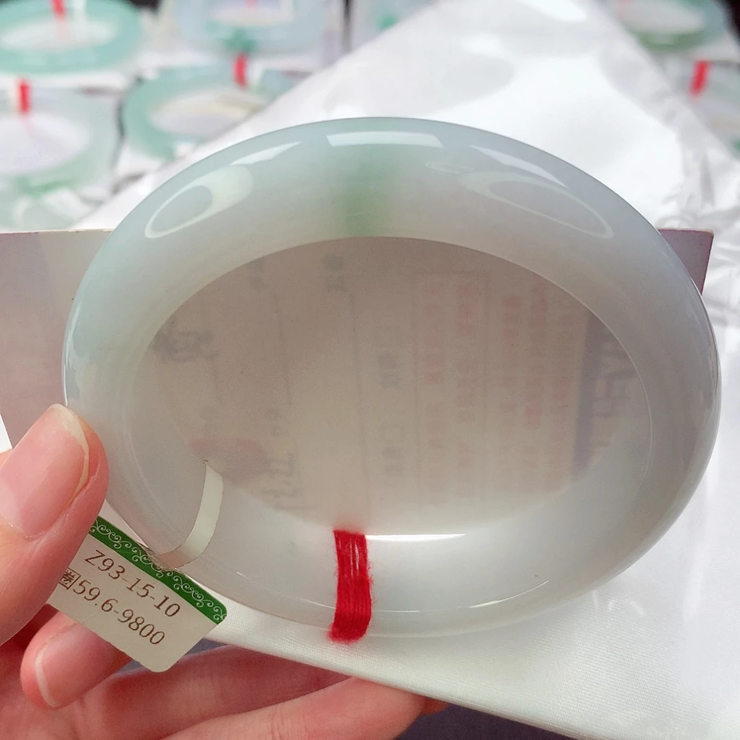 翡翠未镶嵌手镯缅甸天然a货翡翠手镯