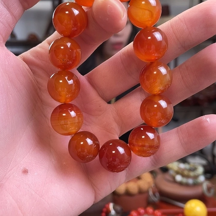 玛瑙/玉髓手链未镶嵌玛瑙手串