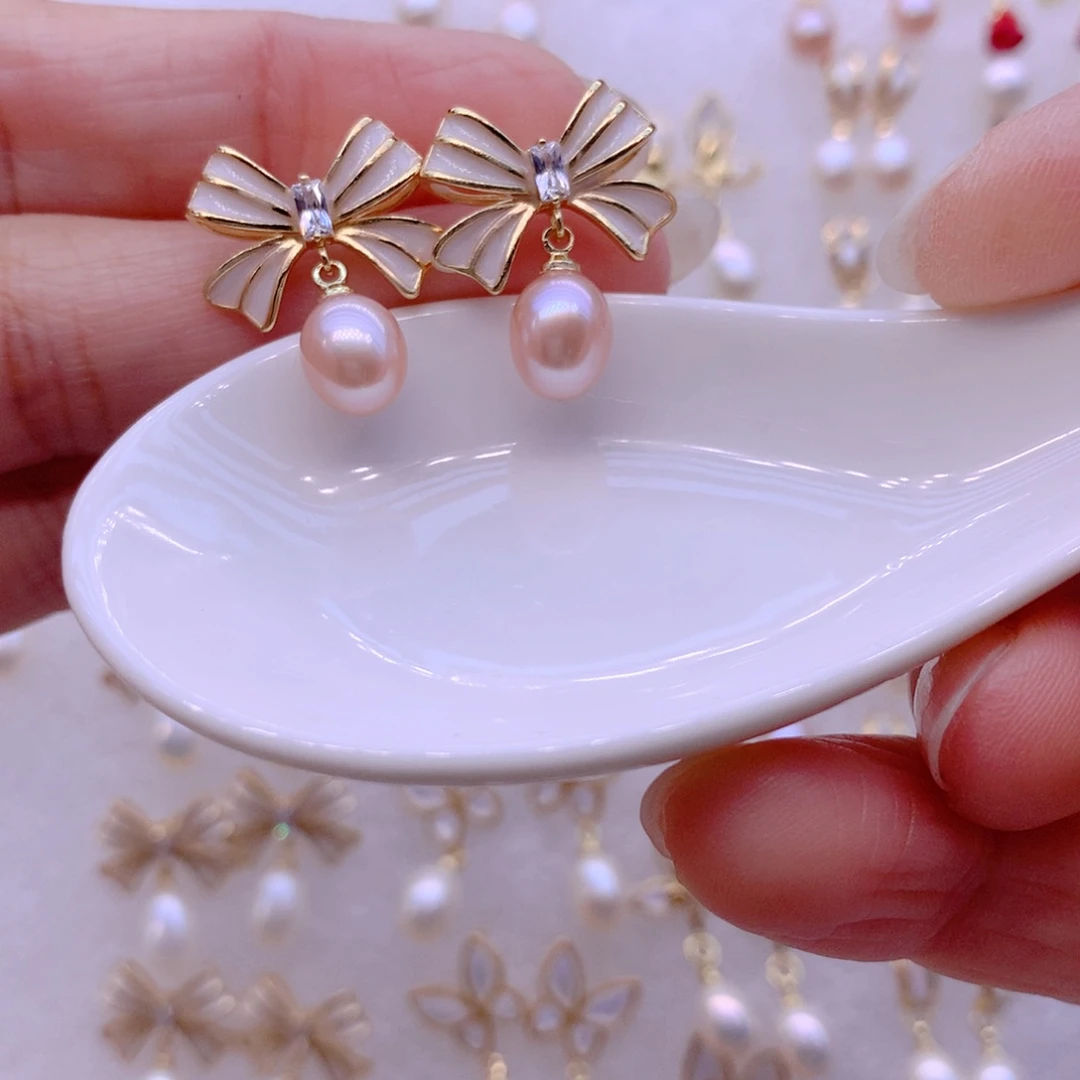 耳饰淡水珍珠合金