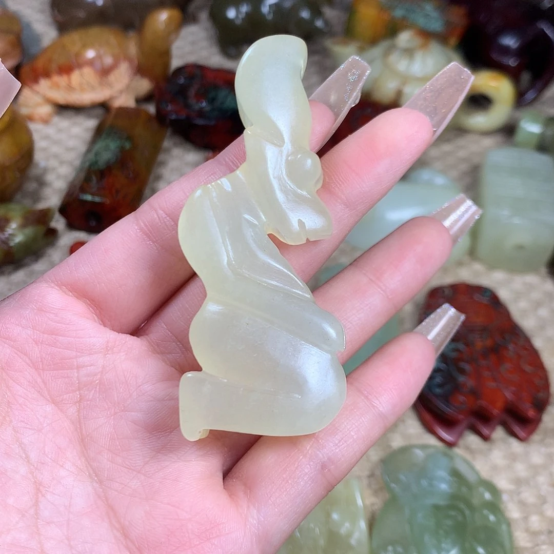 白玉菩提吊坠挂件