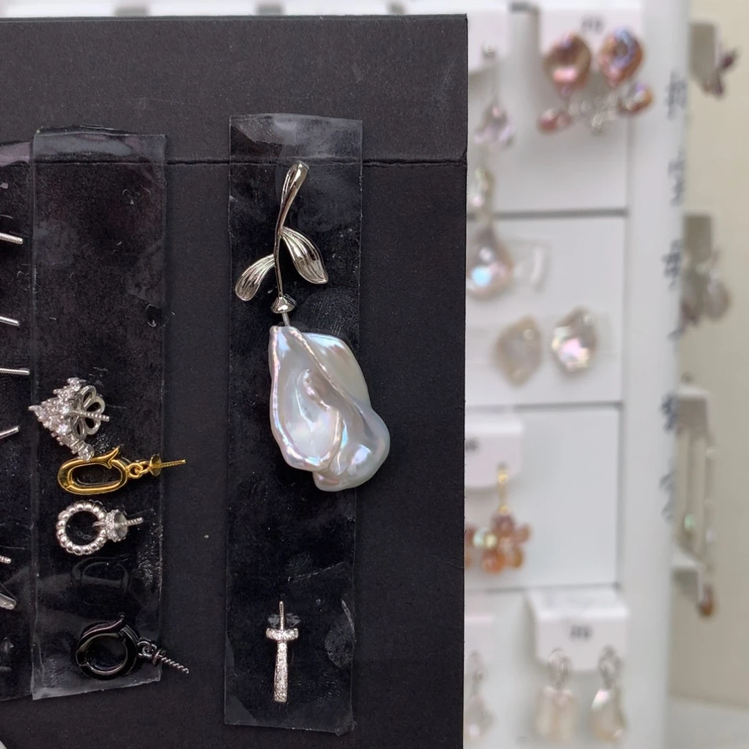 *****吊坠裸珠加通体银配件