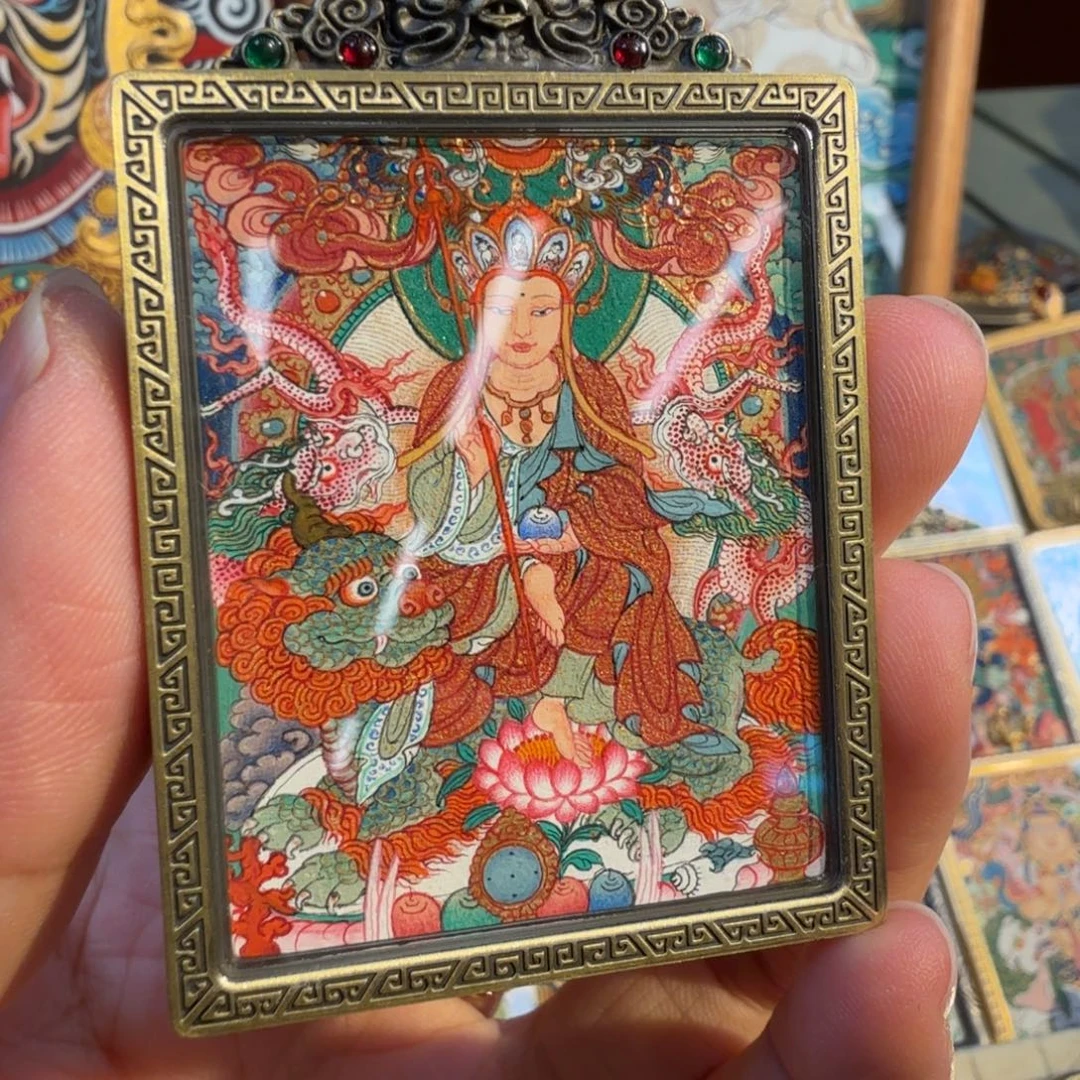 吊坠藏卡地藏 纯手绘