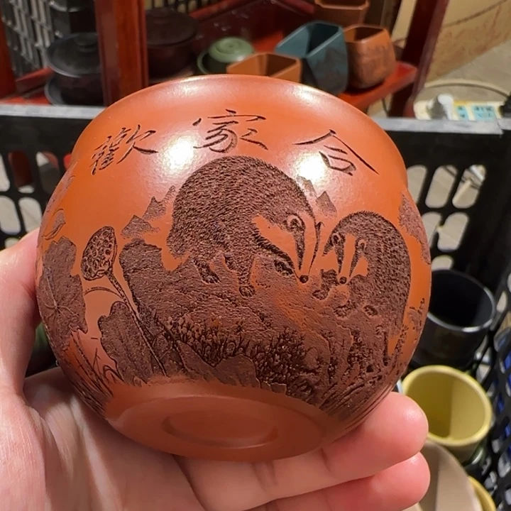 茶杯紫砂全手工紫砂