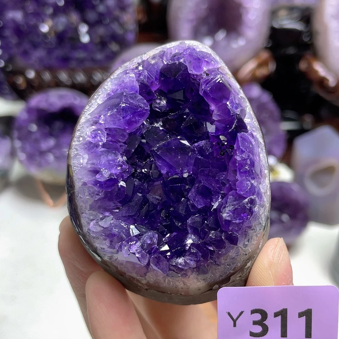 紫晶珠宝半成品未镶嵌