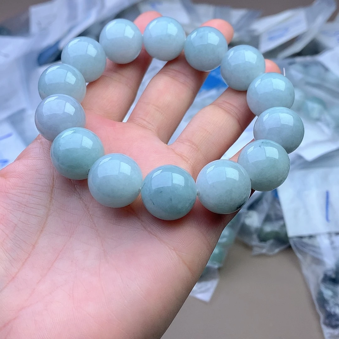 未镶嵌手串定制翡翠