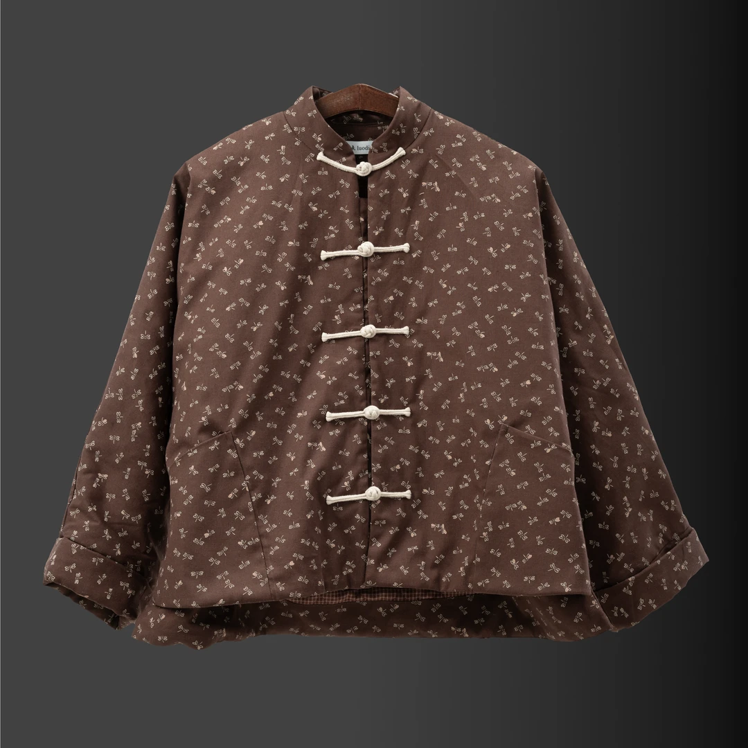 棉衣保暖立领棉服复古短款中国风常规款加厚常规上衣休闲宽松中式