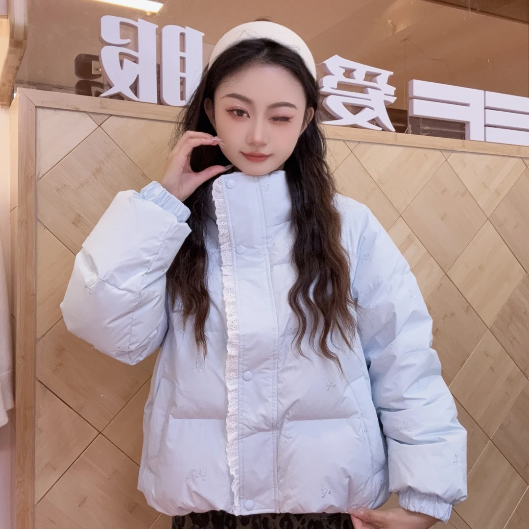 IEF/爱依服2025冬季新款法式甜美【云朵奶芙】设计感保暖羽绒外套