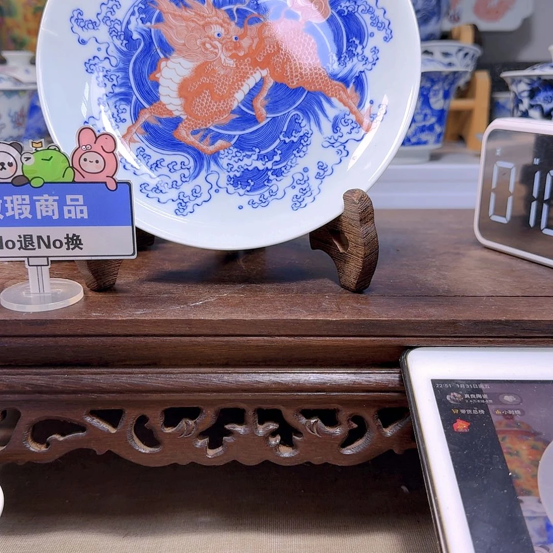 泥塑曾**飞壶承手工手绘微瑕