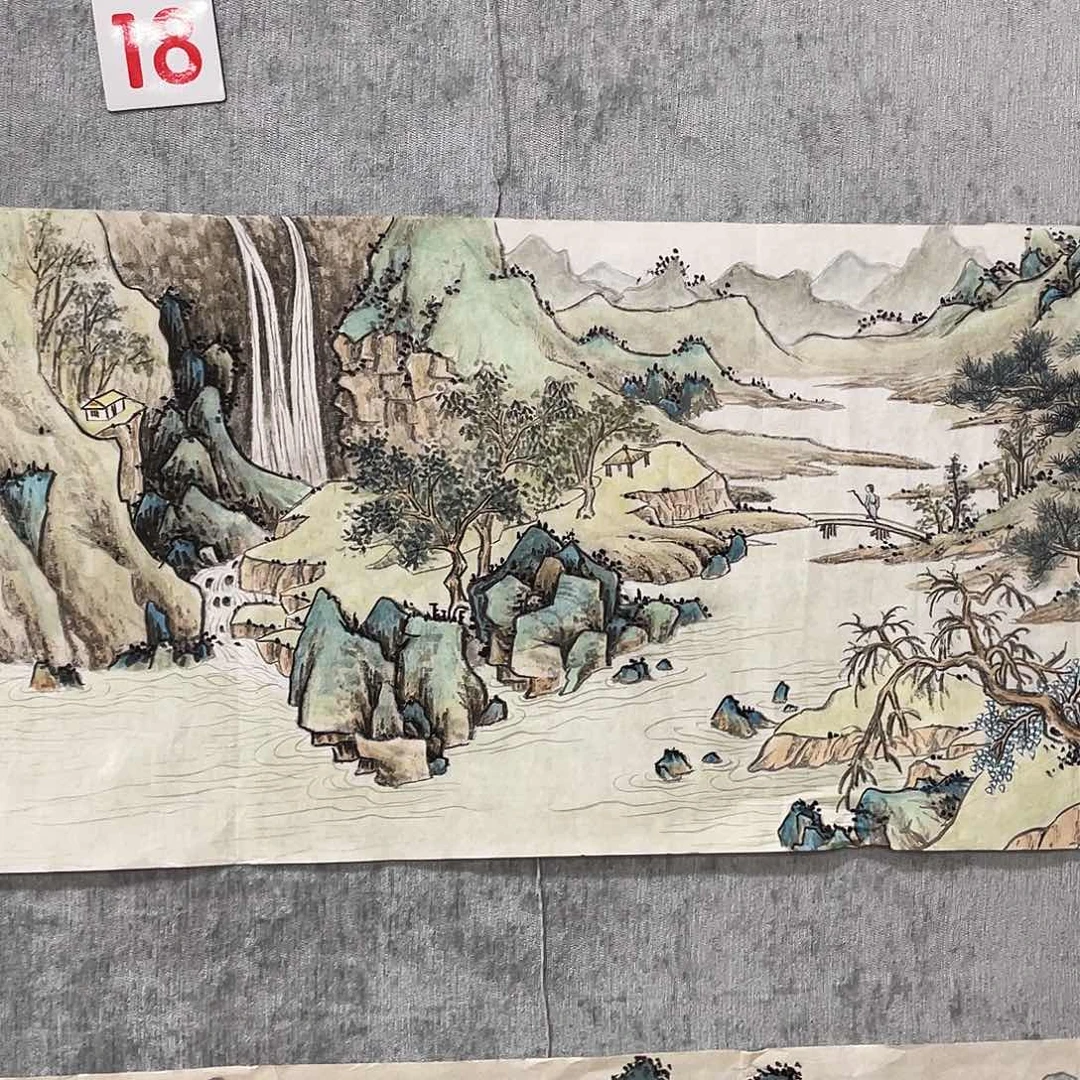 国画时**客绘画作品贺德林画芯