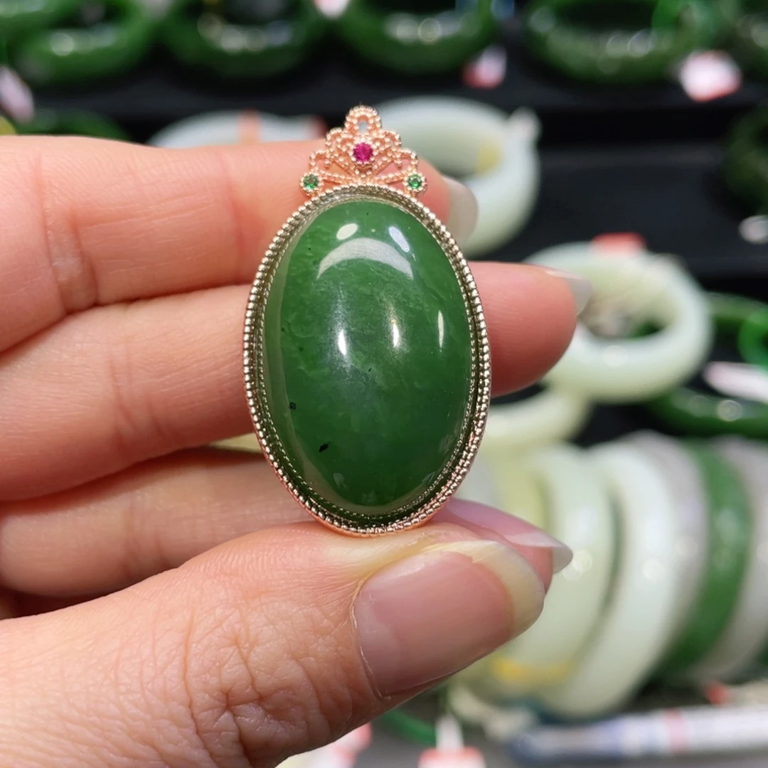 吊坠(不含链)未镶嵌和田玉