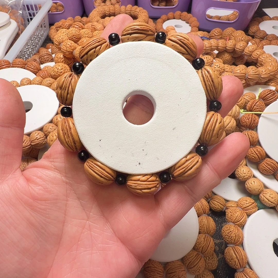 桃核手串钱袋子手串14