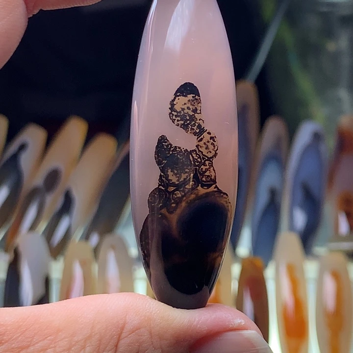 玛瑙/玉髓颈饰未镶嵌诸****吊1