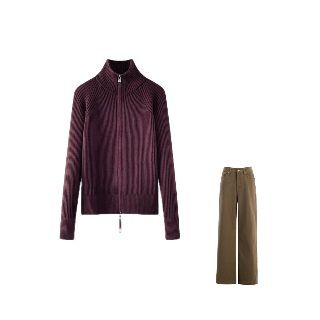 [莹莹家]大礼包-双拉链毛衣外套大礼包组合Ying038