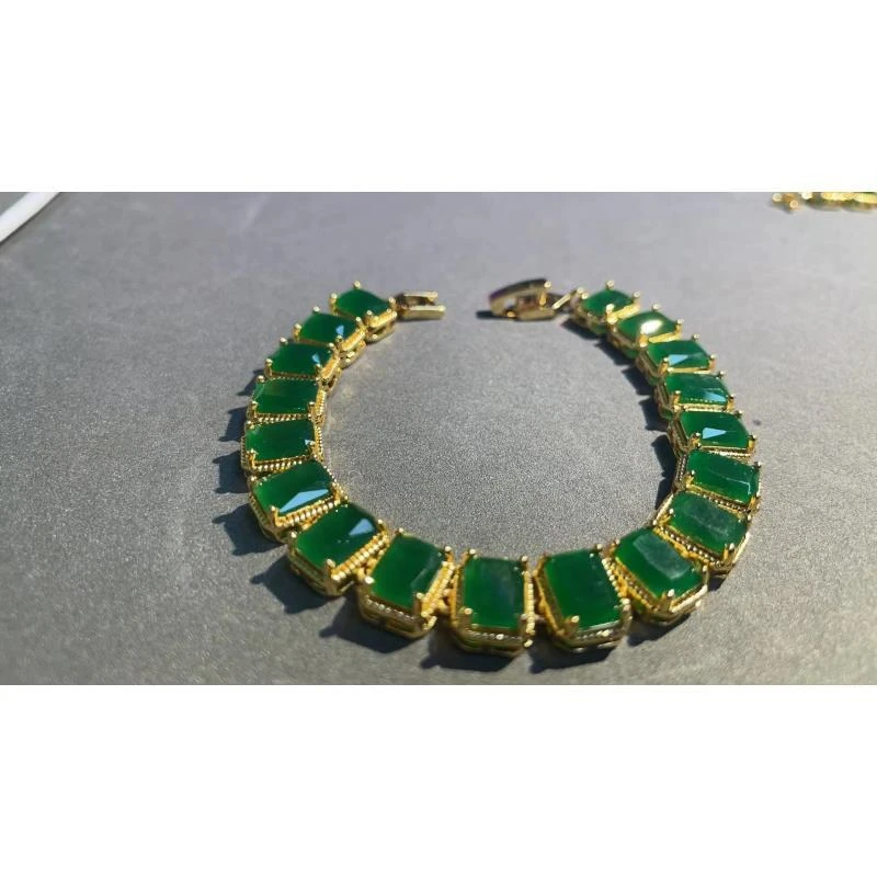 【ANNA严选】经典永恒典藏传世绿手链D012