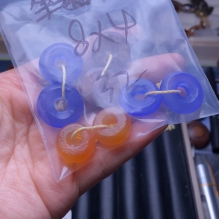 坐***时玛瑙/玉髓合金颈饰