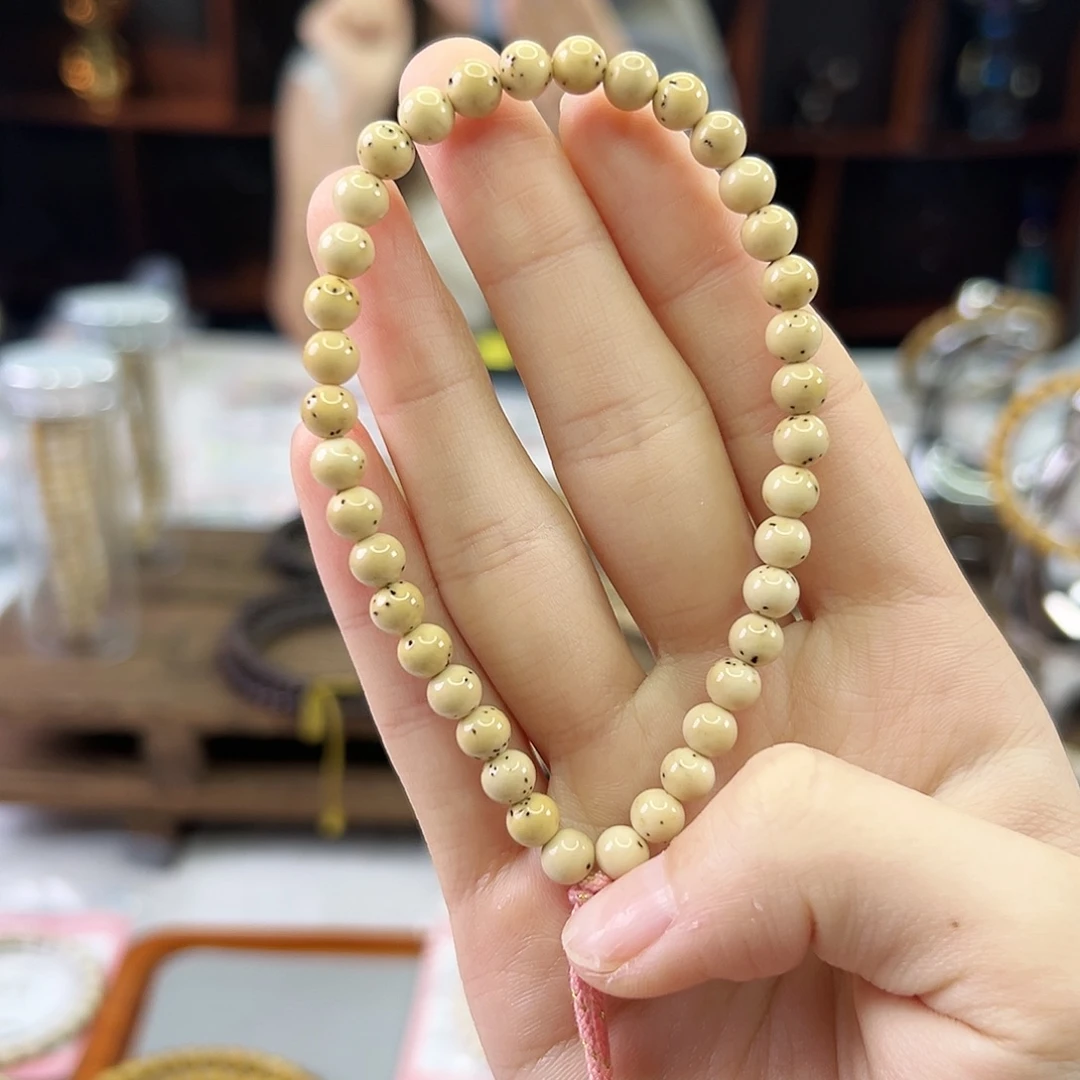星月菩提吊坠Ll.6小龙蛋 找星星 骨瓷白