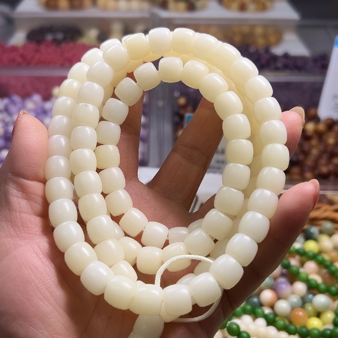 菩提根/象牙果吊坠卡11白玉直切110颗