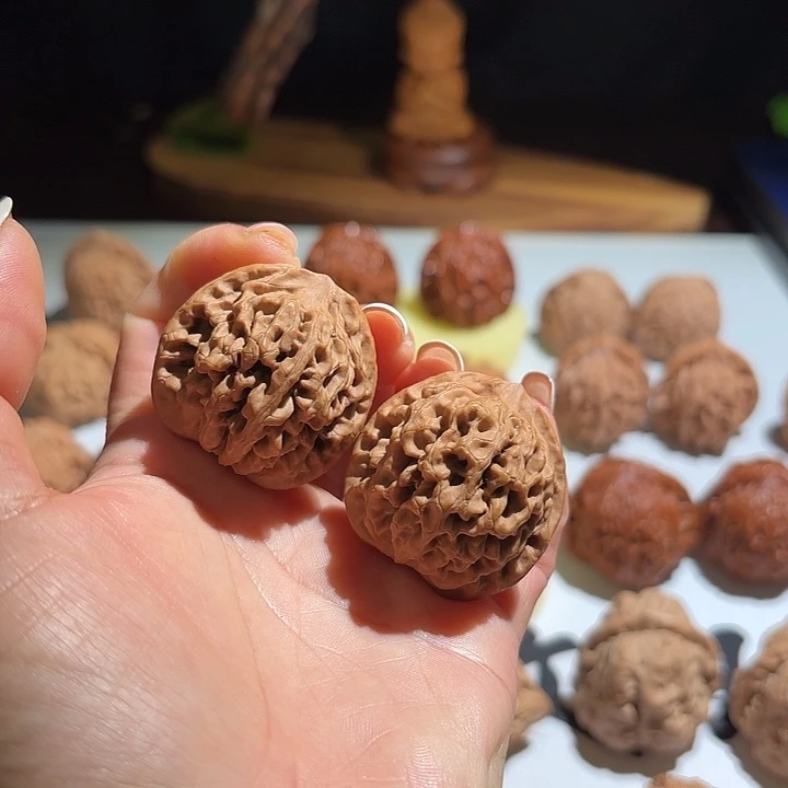 核桃文玩核桃秦闷一对36
