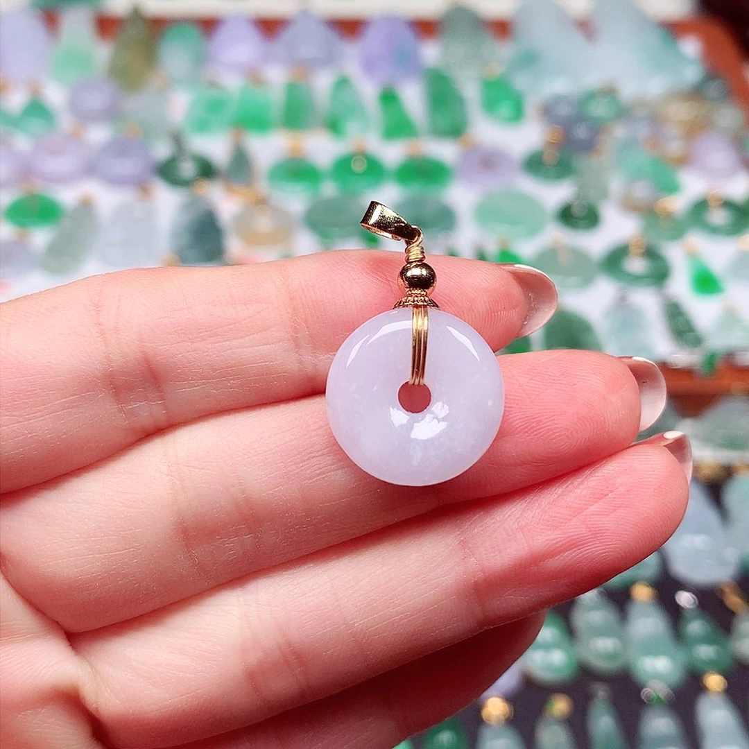 翡翠颈饰未镶嵌天然翡翠A货