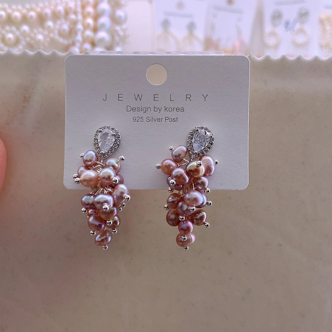 耳环淡水珍珠未镶嵌