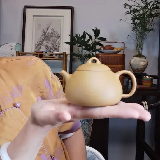 天****茶壶紫砂乳瓢半手工