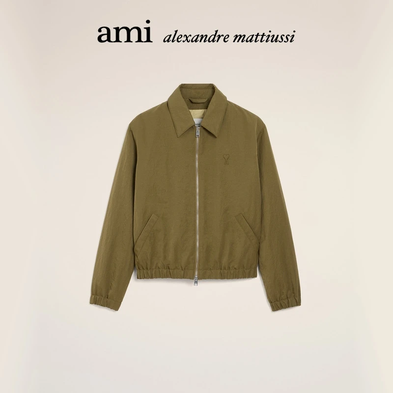 【琥珀流光】AMIPARIS ADC尼龙合身夹克 爱心拉链夹克HJK831.PA0035
