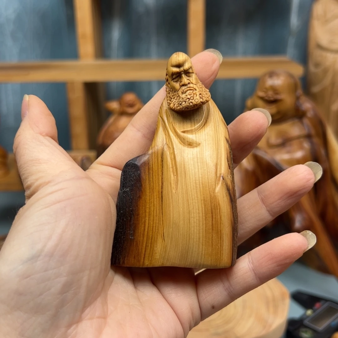 悟***缘柏木崖柏木摆件手把件