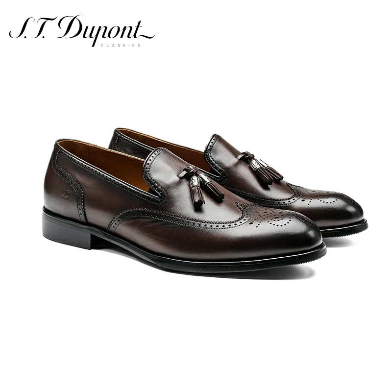 S.T. Dupont/都彭【奥莱】Line D都会系列防滑时尚商务鞋百搭乐福鞋