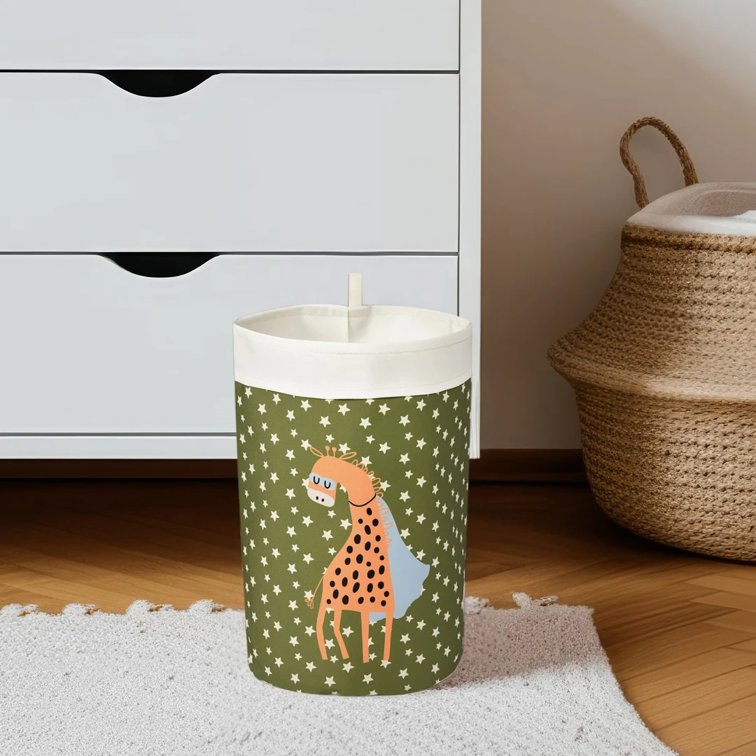 25100335A 长颈鹿卡通圆筒收纳